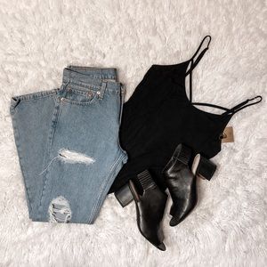 Garage Black Body Suit - Medium